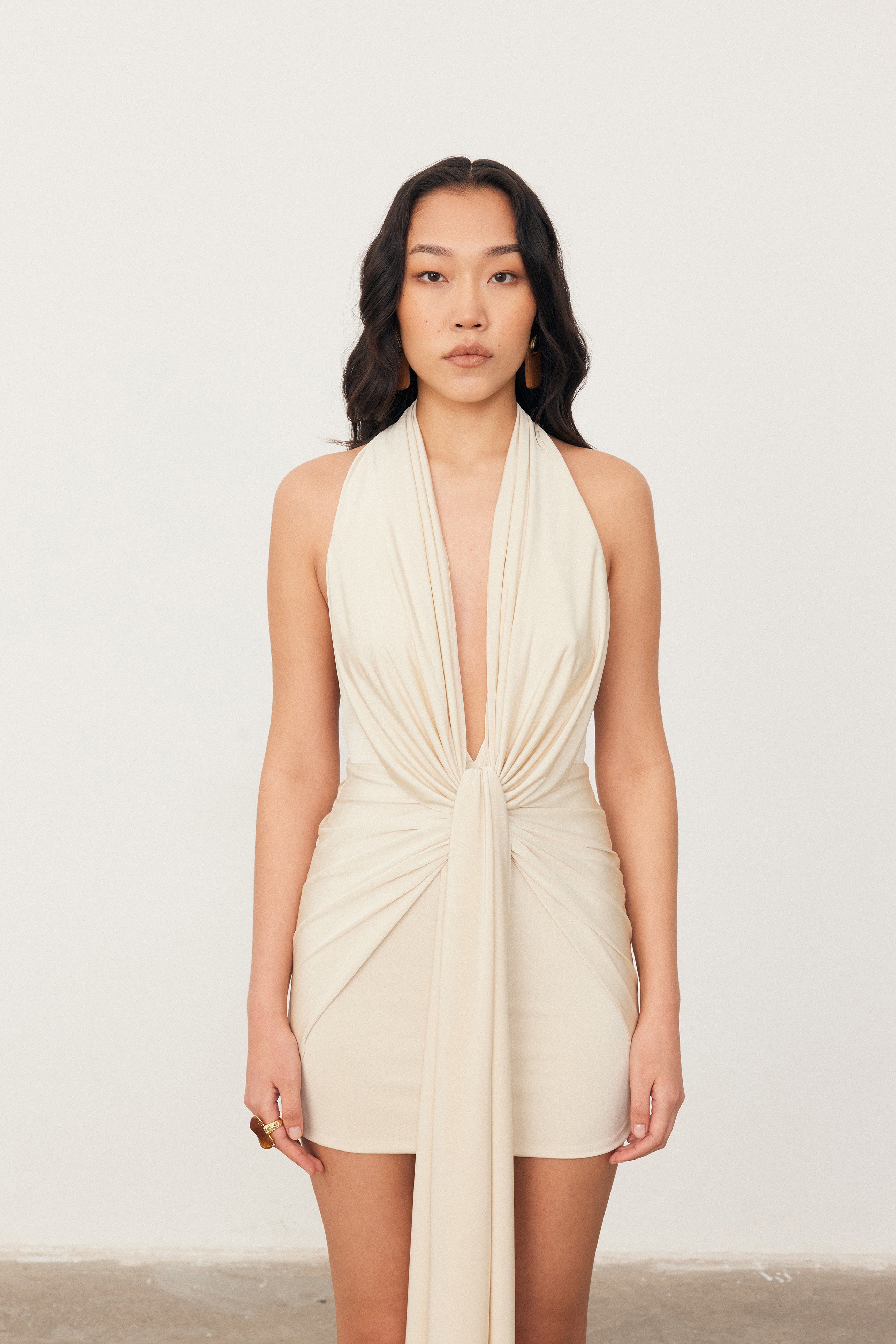 Maeris Dress - Champagne