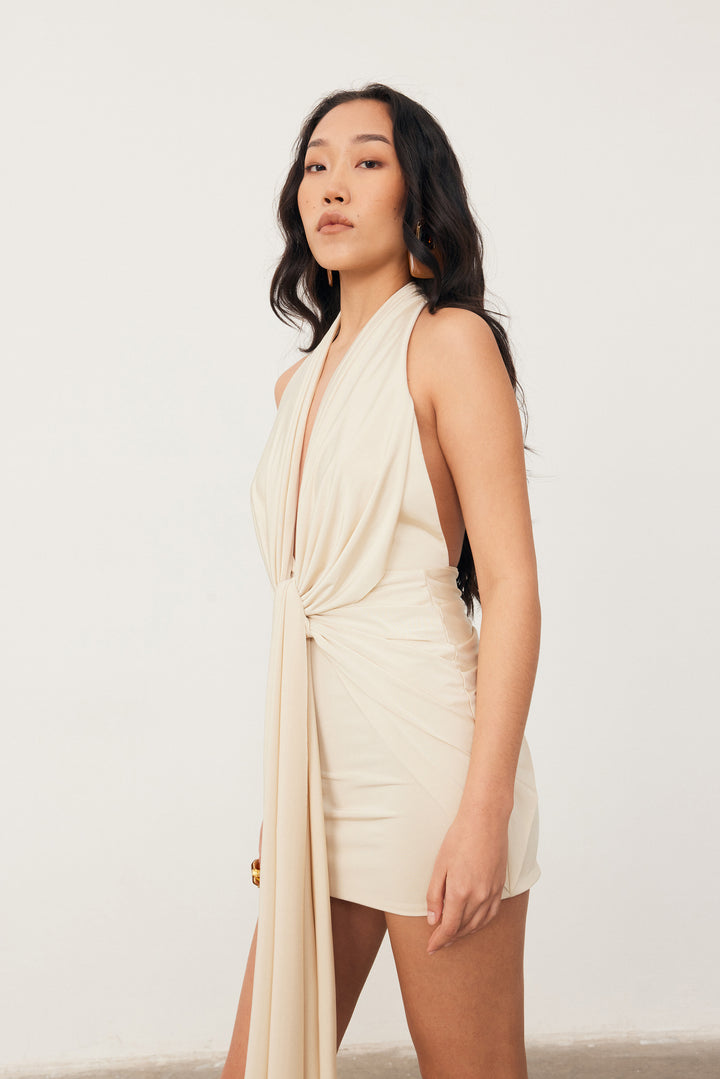 Maeris Dress - Champagne