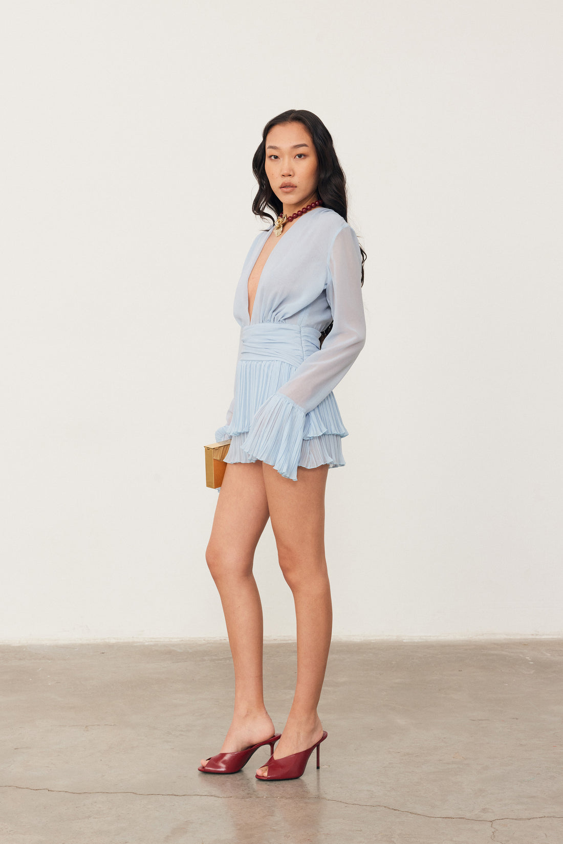 Islea Dress - Baby Blue