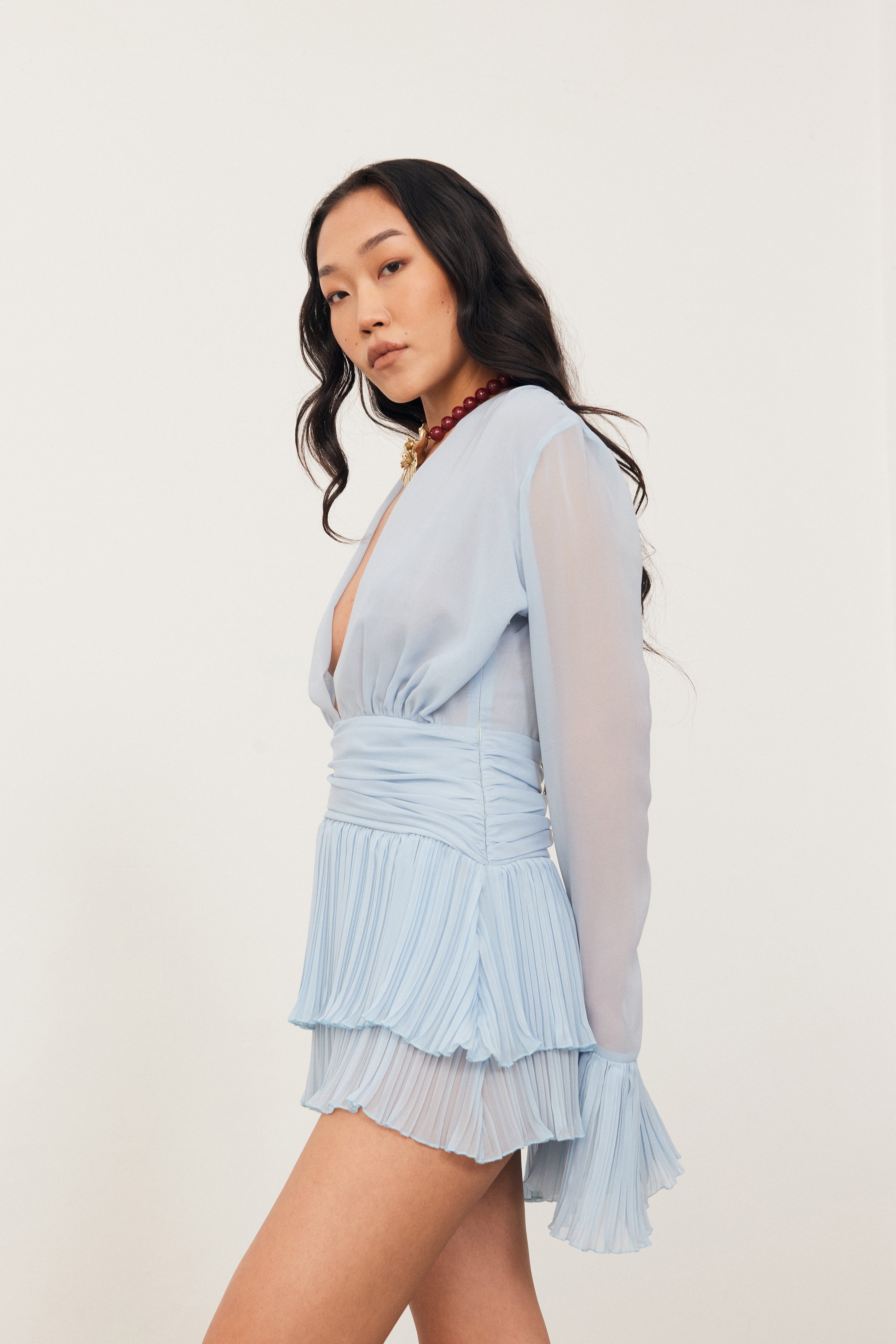 Islea Dress - Baby Blue