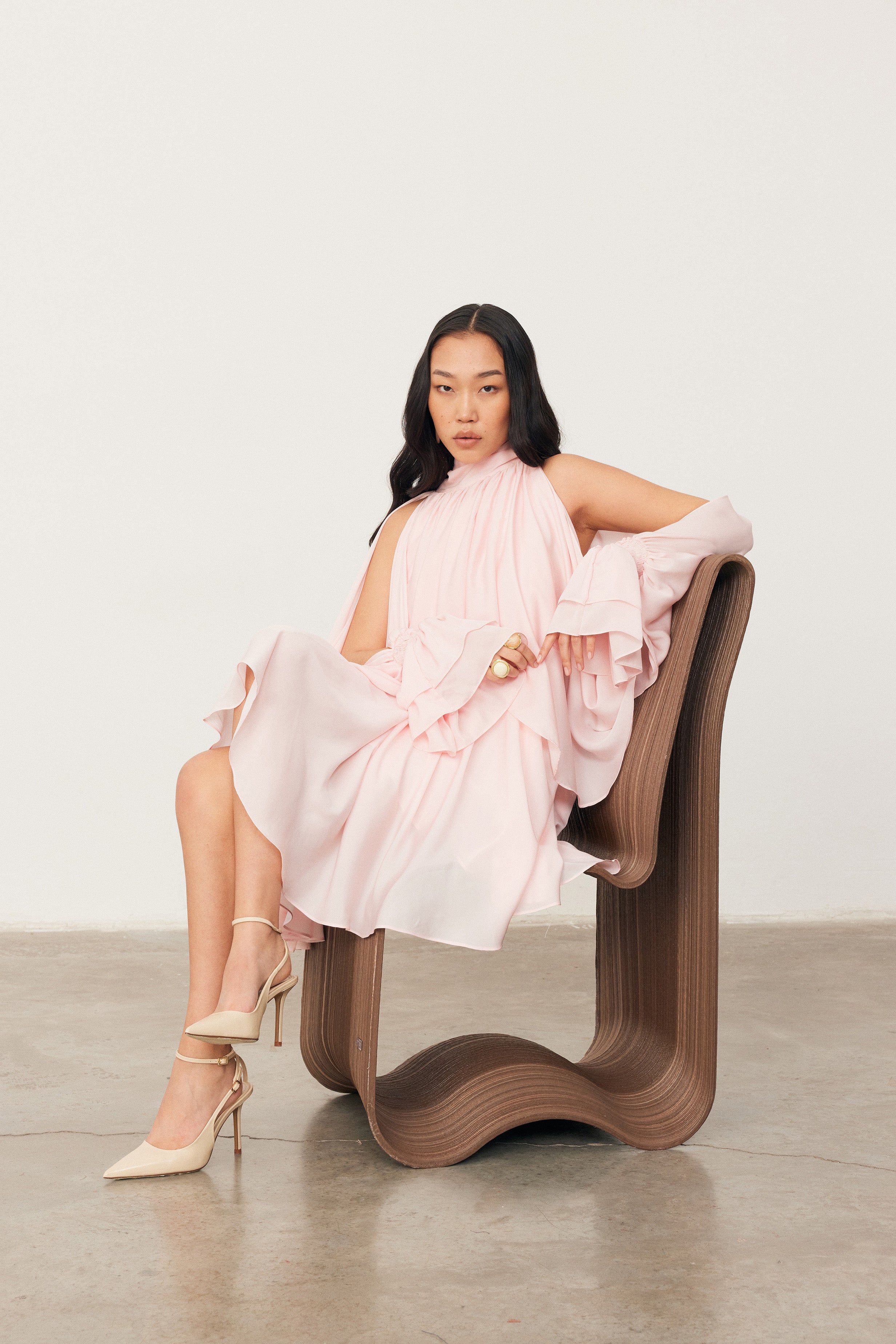 Lumea Dress – Powder Pink