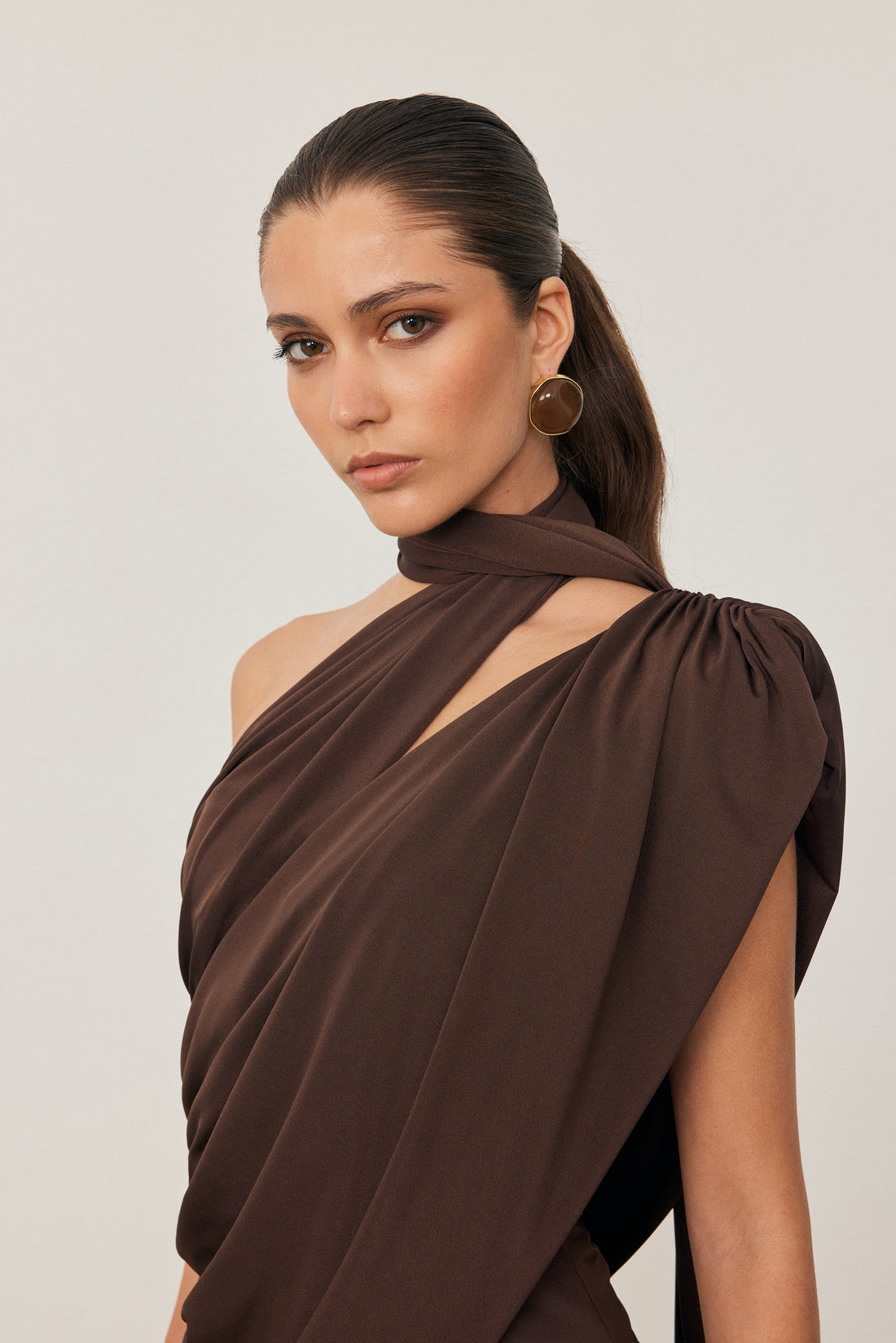 Valerie Dress - Brown
